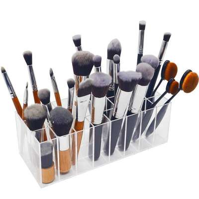 Hot sale Factory Price makeup storage cosmetic organizer acrylic large brush